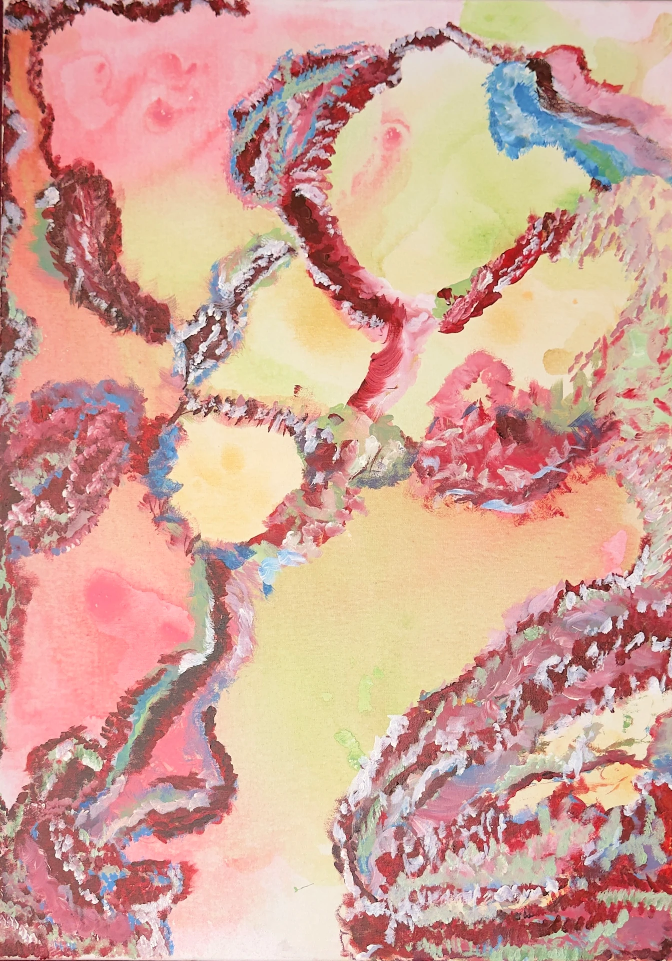 Emergence, acrylic on canvas
